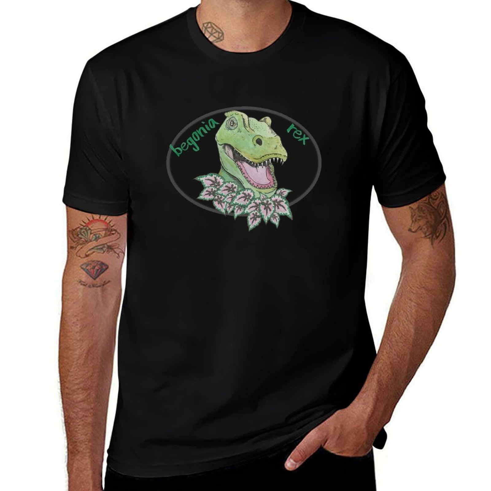 T-shirt T rex begonia, codzien – Begonia Rex recenzja i cena